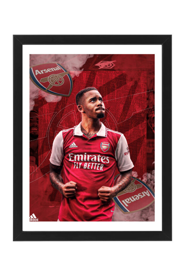 Gabriel Jesus Arsenal Poster with Frame