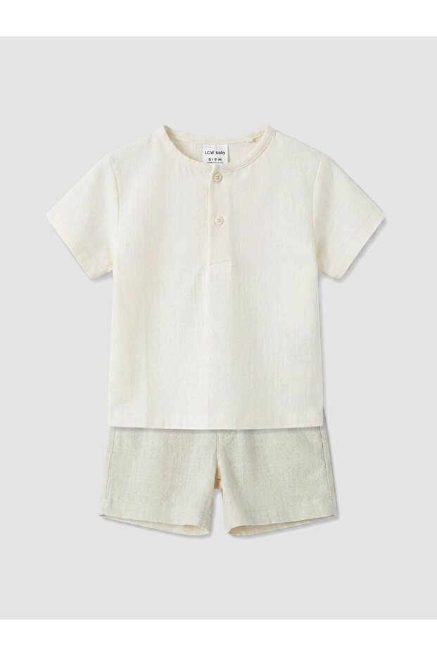 Lcw Baby Baby Boy Muslin Shorts Set