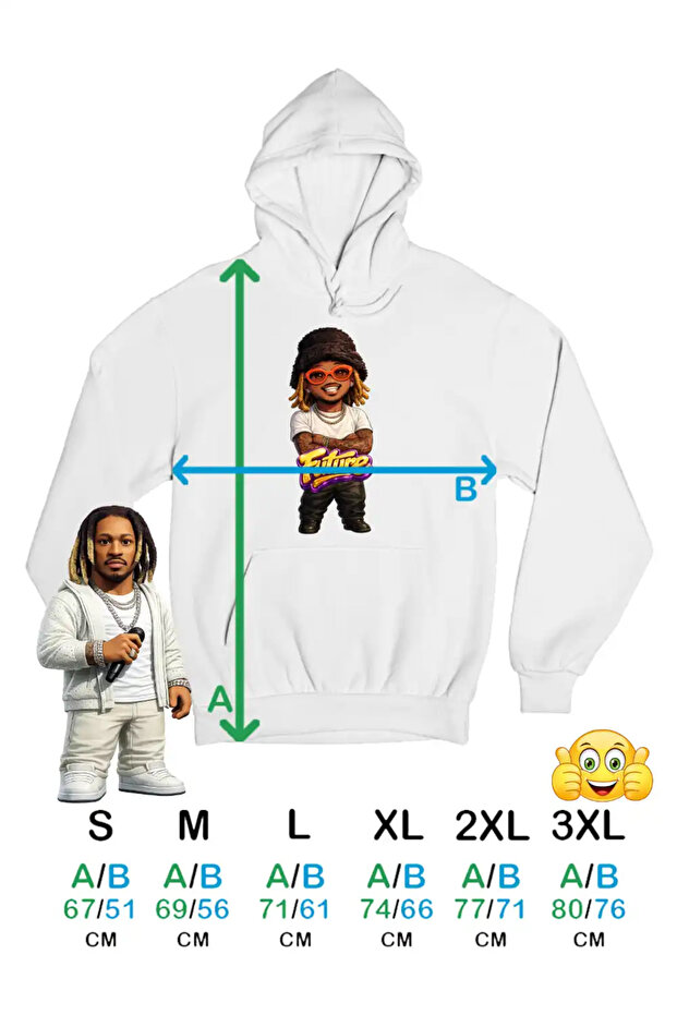 Hanorac Barbati Future Rapper Chibi - 4