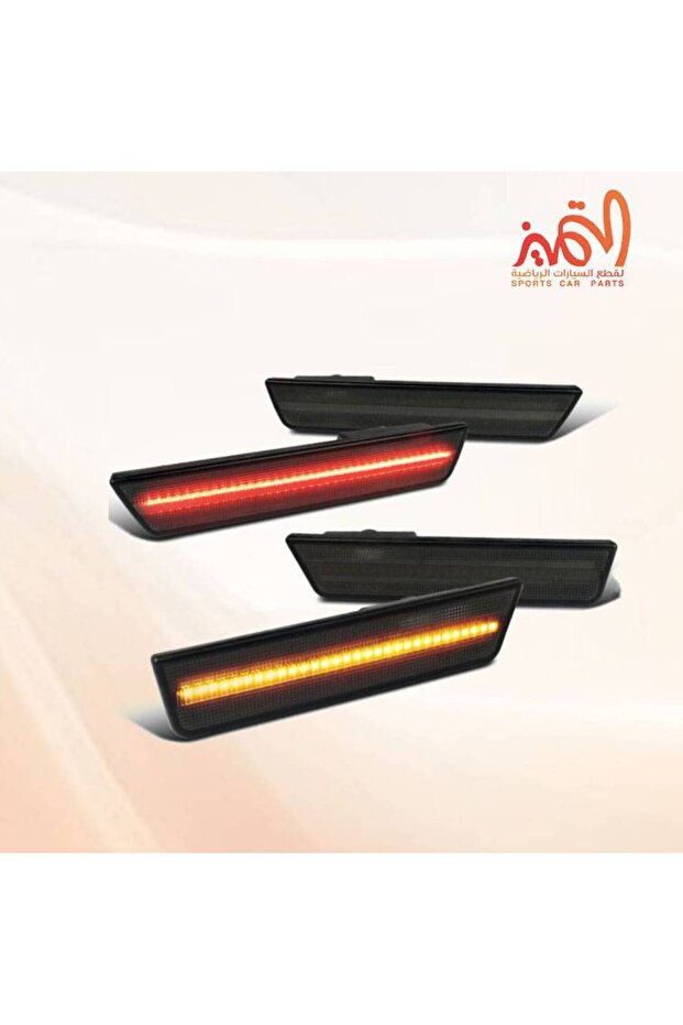 Kit 4 Bumpers Reflectors Challenger Blackened 201-2014