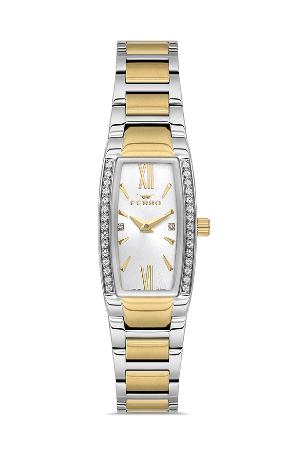 Yellow and Silver Steel Cord Women's Wristwatch Fl43045A-D 3Atm Water Resistant 2 Year Warranty