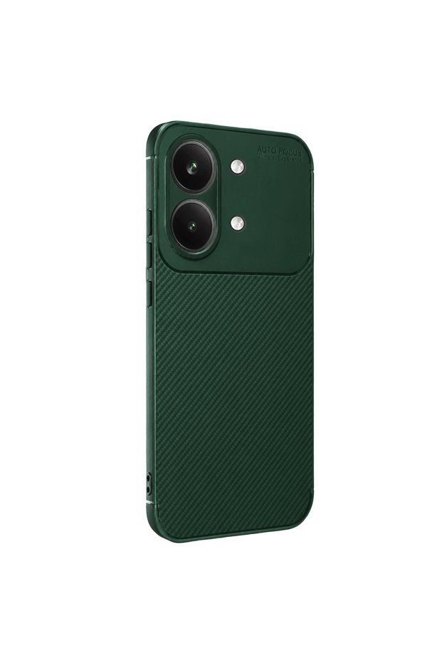 Xiaomi Poco X8 Pro Max Auto Focus Carbon Cover - Dark Green
