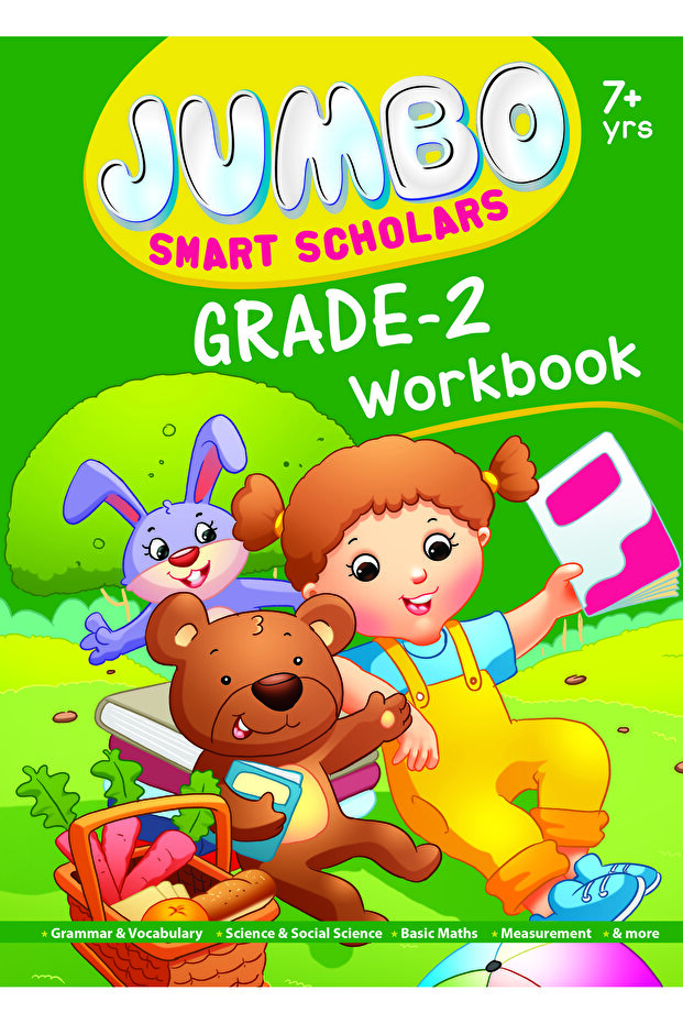Om Jumbo Smart Scholars Second Grade Workbook Age 7-8