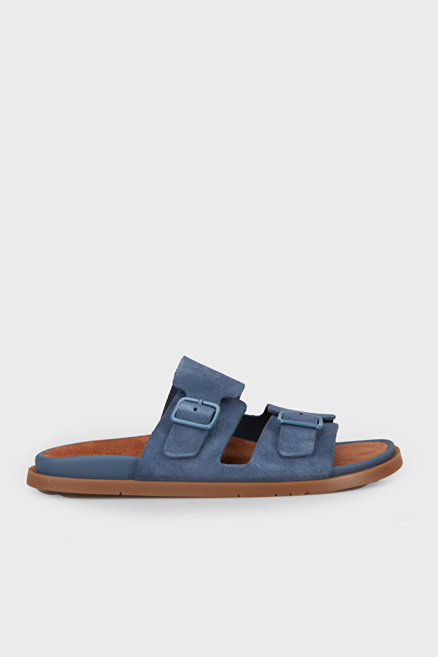 صندل من جلد الغزال ذو حزام مزدوج SANDALET K201881