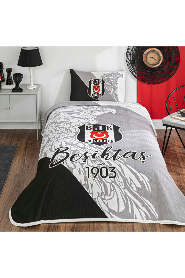 Licensed Single-Person Pique Set Beşiktaş since 1903