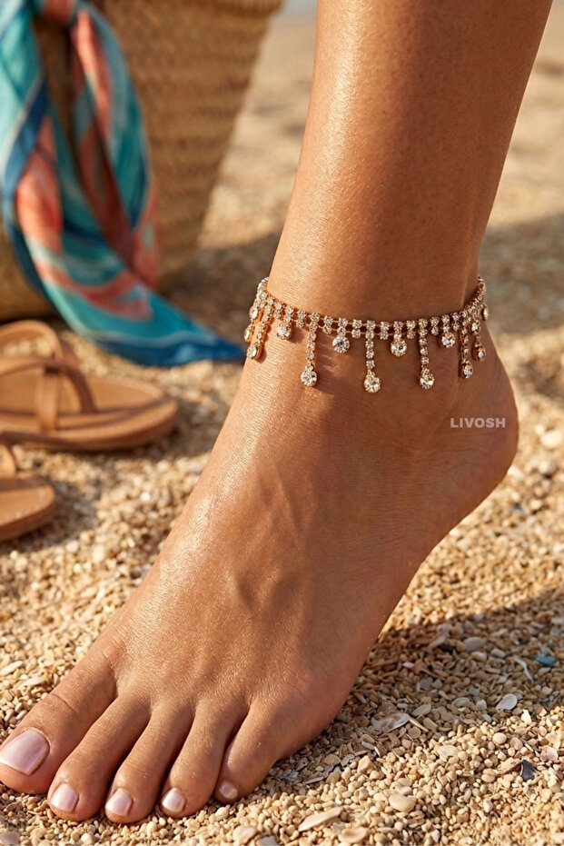 Crystal Stone Anklet Accessory