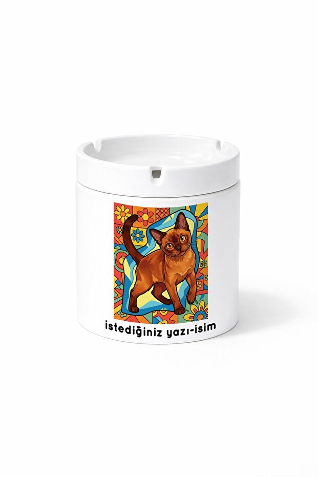 Animal Suphalak Suphalak Thai Cat Double-Sided Printed Porcelain Magic Mug Cup