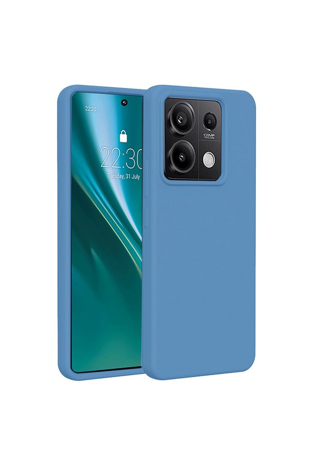 Redmi Note 13 Pro 5g Compatible Case First Silicone - Blue