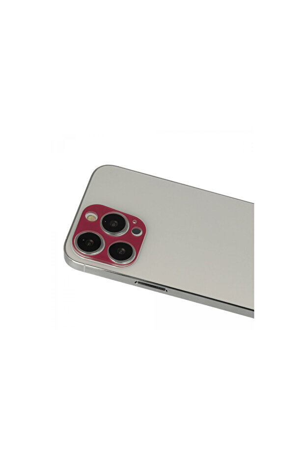 Iphone 13 pro max rainbow camera lens protection glass - dark red