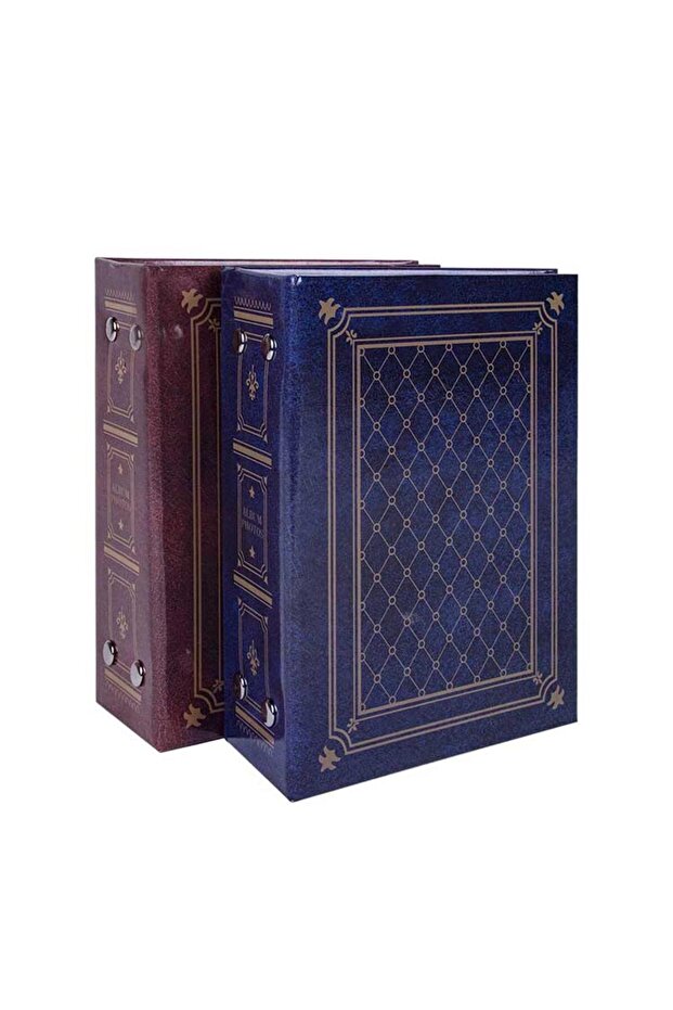 Premium Leather-Like Patterned 10X15 Photo Album for 100 Photos