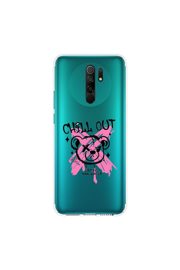 Redmi 9 Compatible Graffiti 6 Design Transparent Case