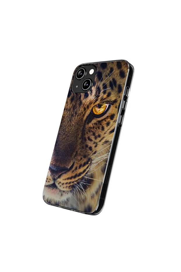 Case compatible with Apple iPhone 13 Silicone Gel Tpu Leopard Pattern - 3