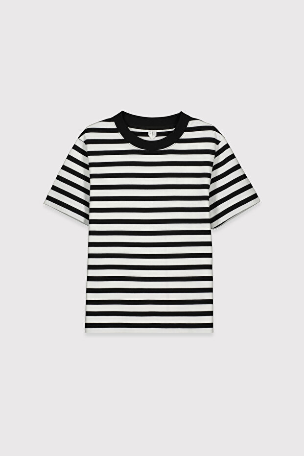Supima® Pamuk İnterlok Basic Tshirt - 5