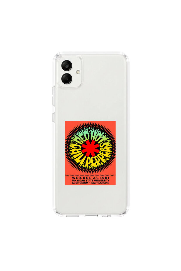 Samsung Galaxy A04 Compatible Metal 14 Design Transparent Case