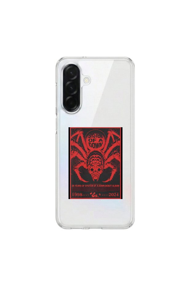 Samsung Galaxy A36 Compatible Metal 19 Design Transparent Case