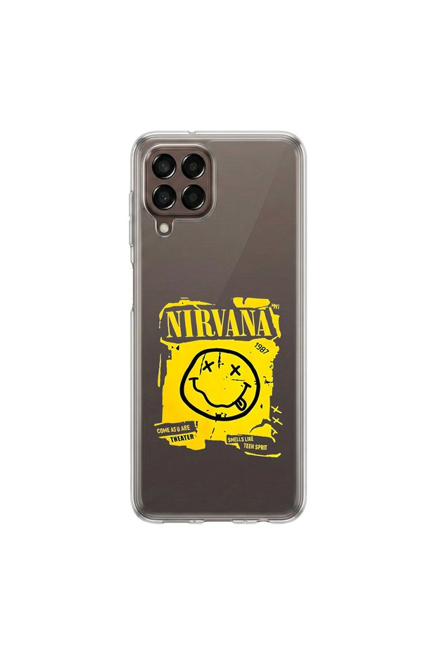 Samsung Galaxy M33 Compatible Metal 10 Design Transparent Case