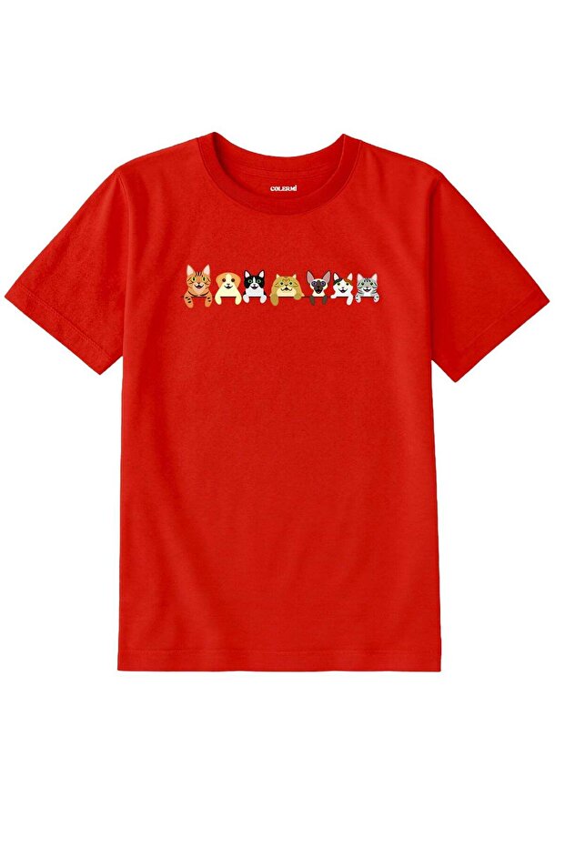 Kids' T-Shirt - Cute Cats Design