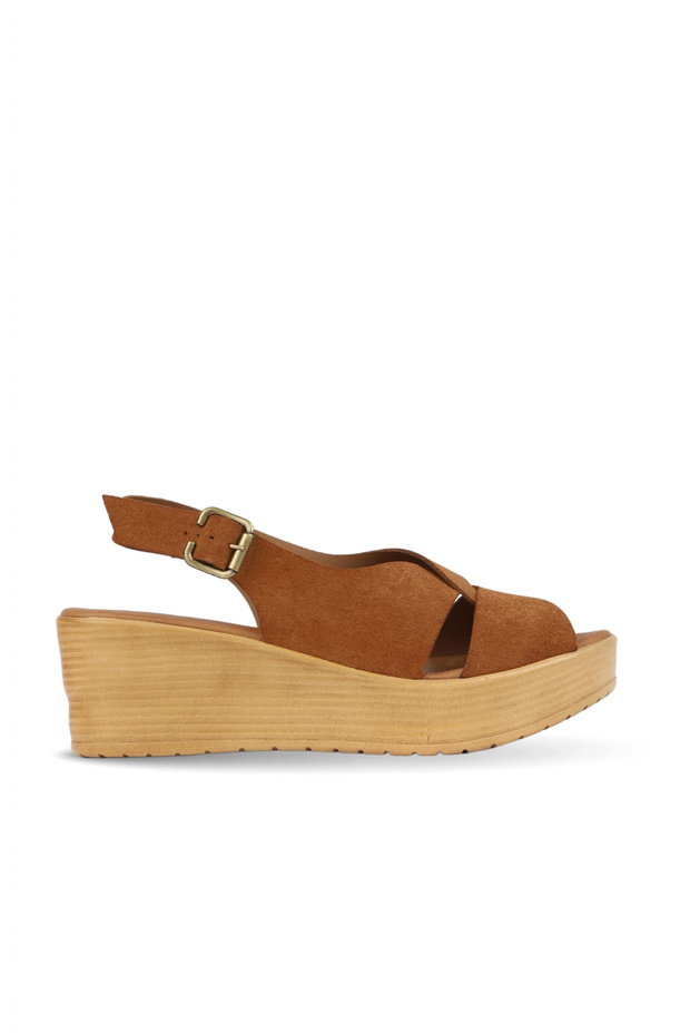 Taba Alf Suede Women's Wedge Heeled Sandals