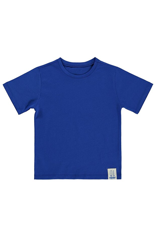 Basic Surf Label T-Shirt for Ages 2-5 - Blue