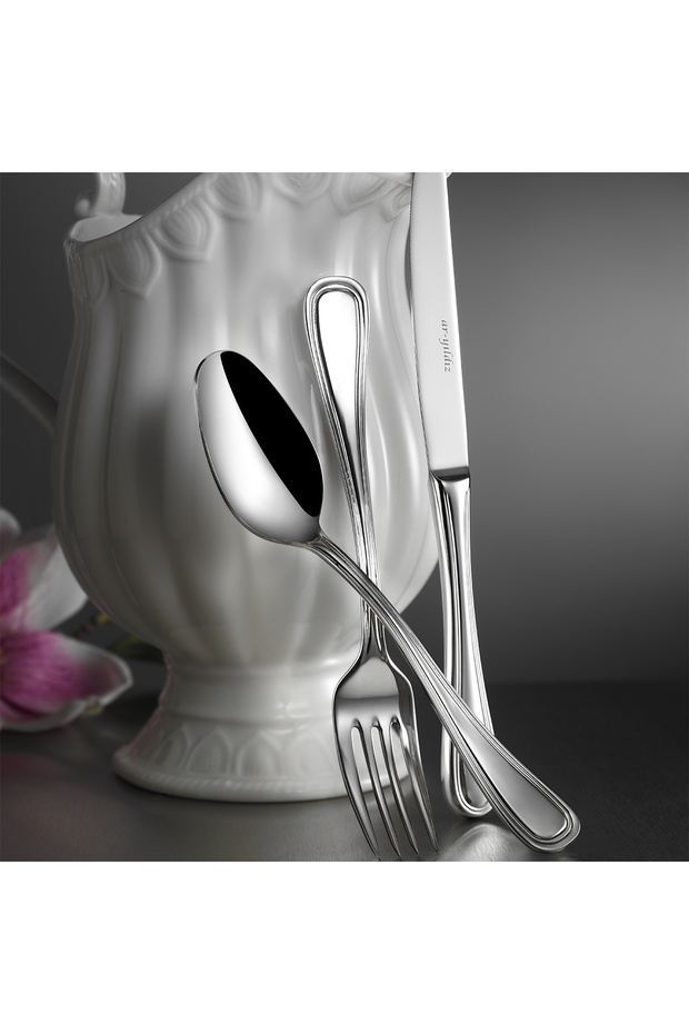 Baroque 84 Piece 12 Person Boxed Cutlery Set