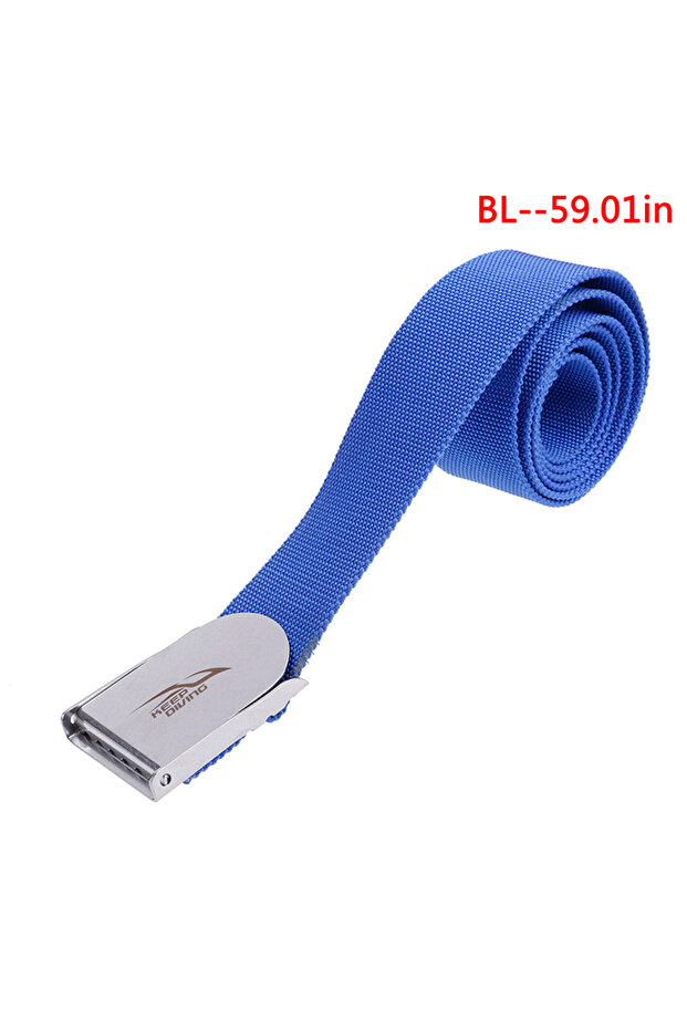 JETTING Blue Diving Weight Belt Snorkeling Strap With Quick Release Buckle For Diving Weight Lifting
