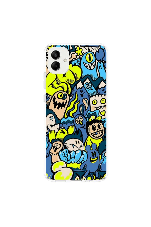 Samsung Galaxy A05 Compatible Graffiti 11 Design Transparent Case