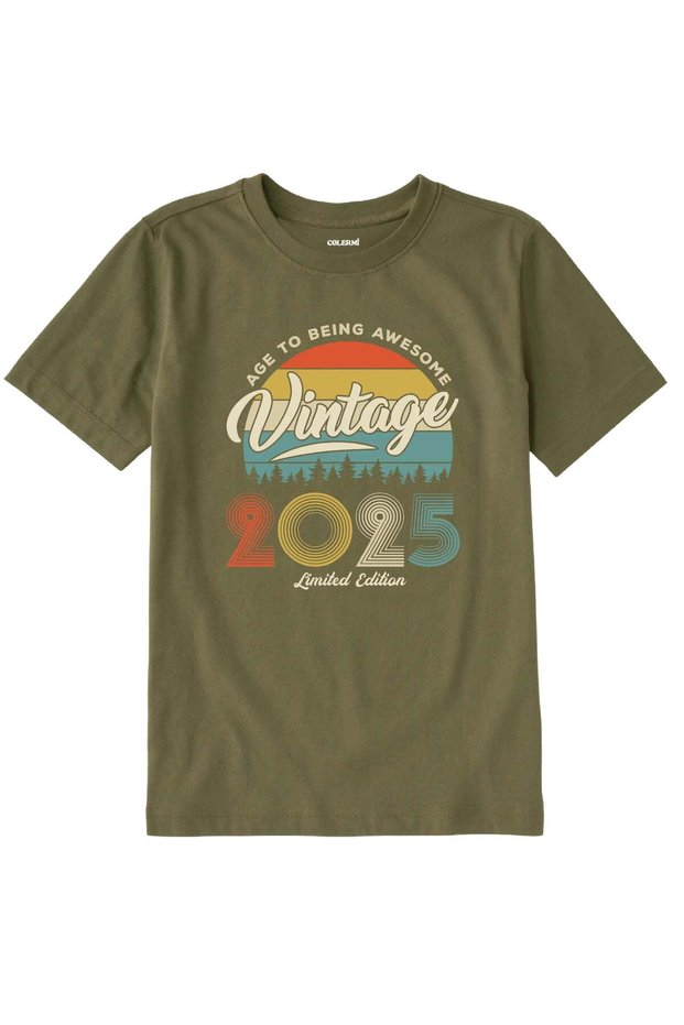 Vintage Kids' T-Shirt – Nostalgia Design for Those Born in 2025