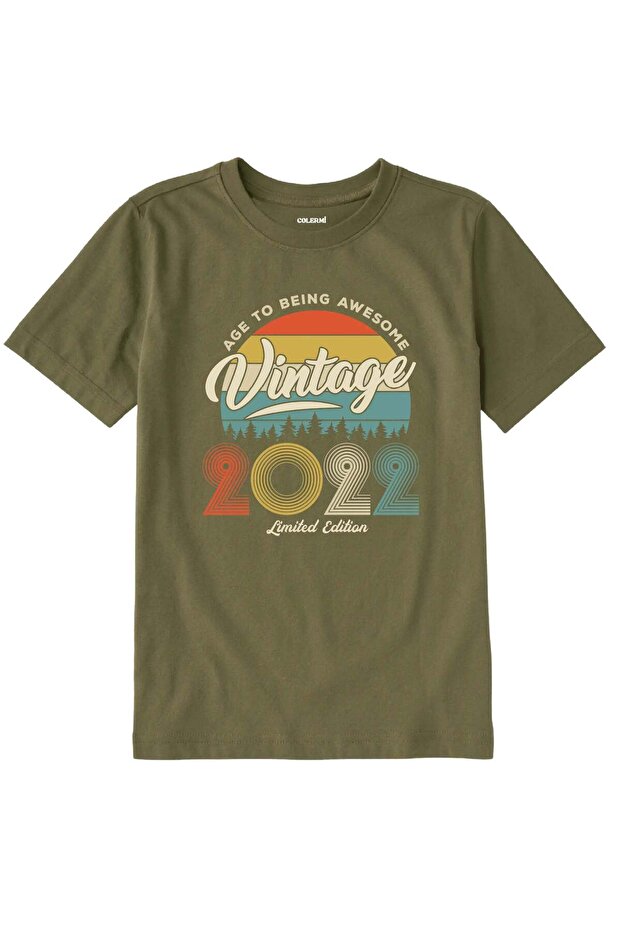 Vintage Kids' T-Shirt – 2022 Birth Year Design