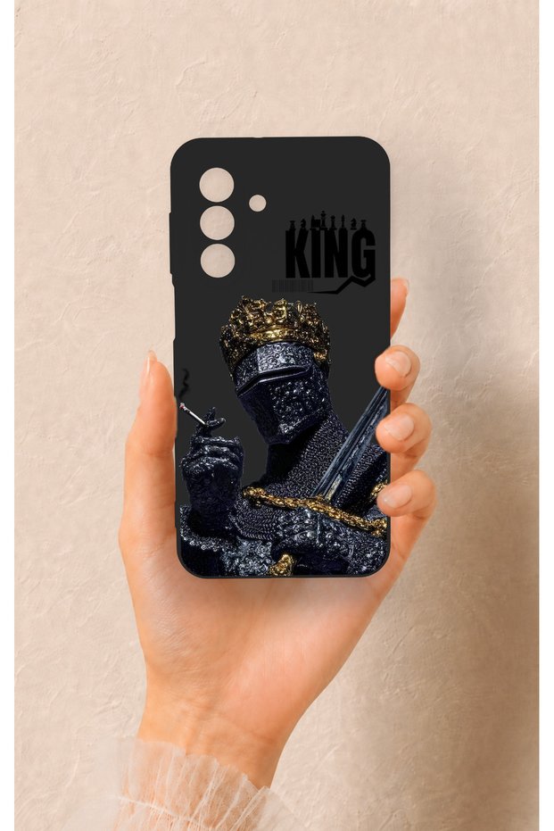 Samsung A17 Compatible King Patterned Silicone Case