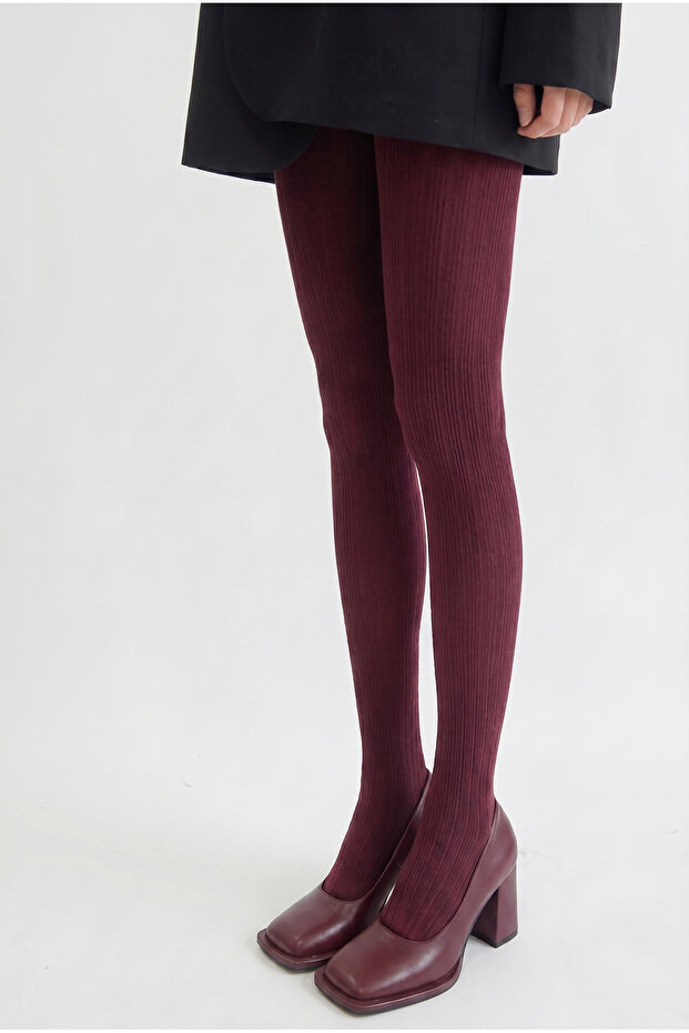 Women's Modal Pantyhose Claret Red