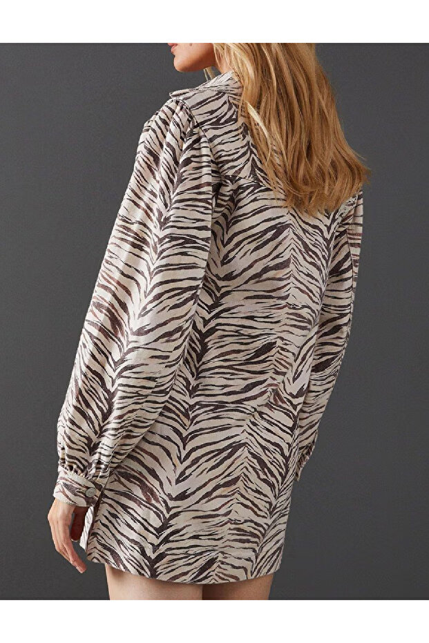 Rochie scurta, crem - 2
