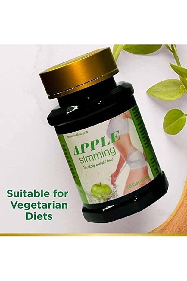Herbal Apple Slimming Capsules for Weight Management 50 Capsules