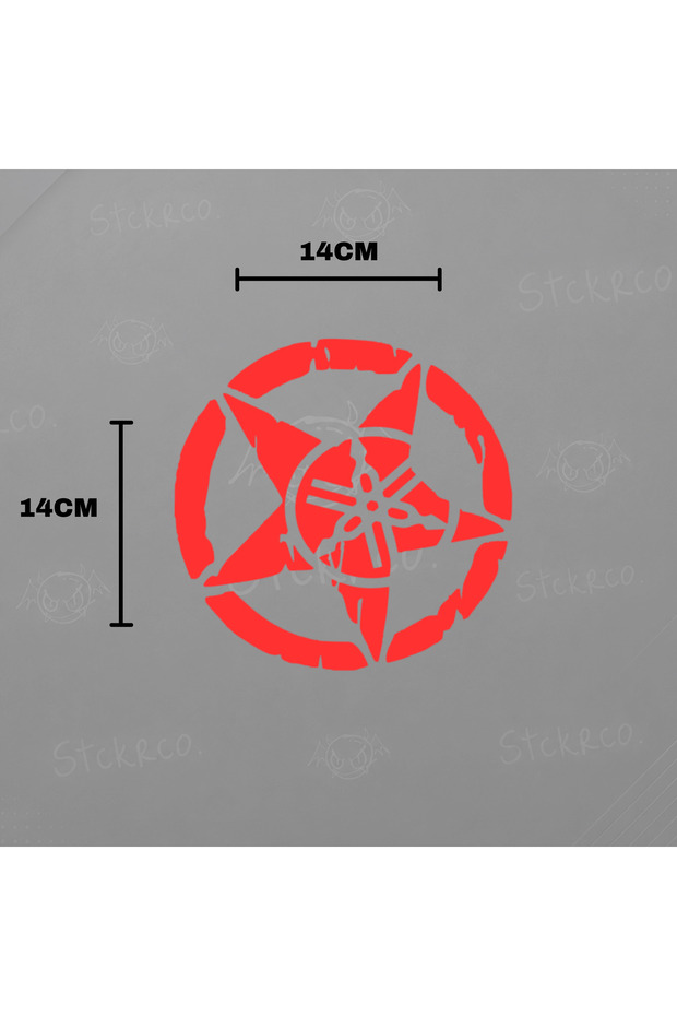 Military Star Yamaha Sticker Compatible with Yamaha Motorcycle Group 1 Piece