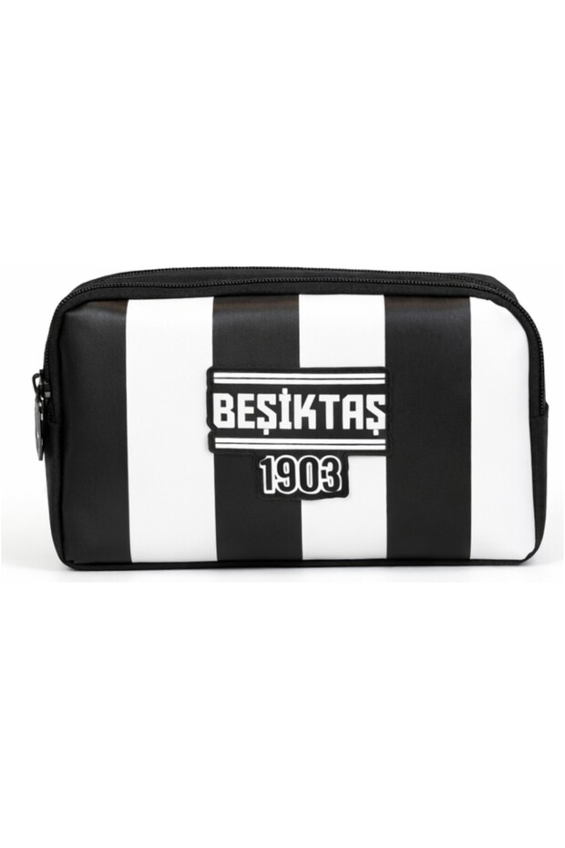Beşiktaş Licensed Double Compartment Patterned Pen Holder with Stick 26360