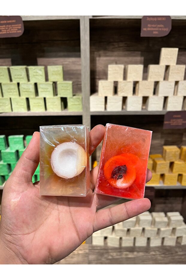 Solid Shower Gel 2 Pcs Coconut and Peach