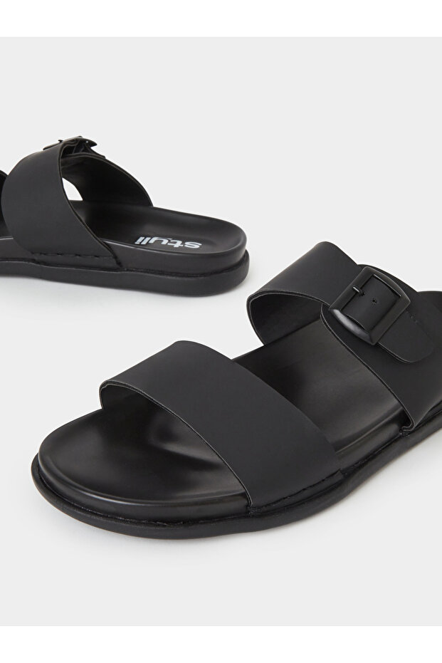 Men Solid Buckled Flat Sandals - 3
