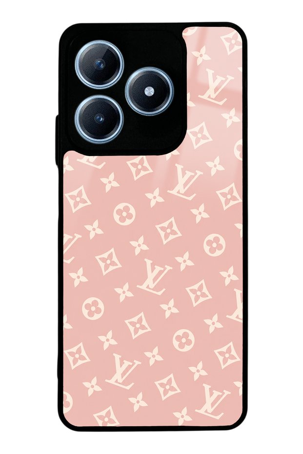 Realme C63 Pink Lv Design Glossy Phone Case