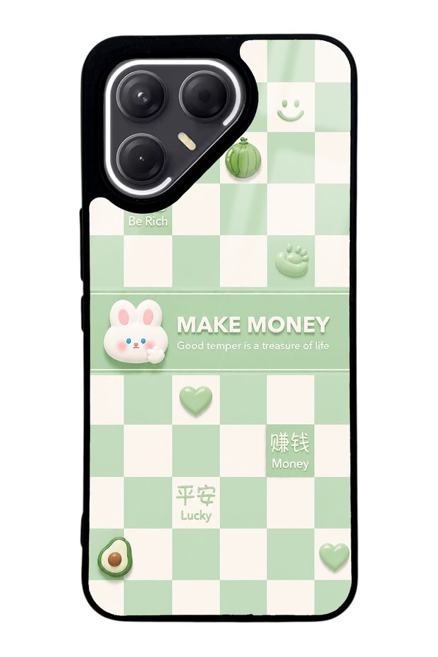 Tecno Pova 7 Pro Green Make Money Design Glossy Phone Case
