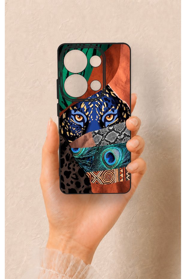Redmi Note 13 Pro 4g Compatible Amazon Tiger Pattern Silicone Case