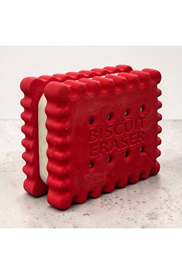 Coloria 3D Biscuit Eraser Red