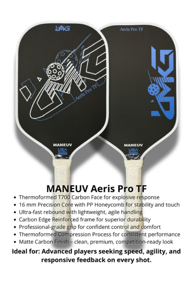 Maneuv Professional Pickleball Paddle with Honeycomb Core