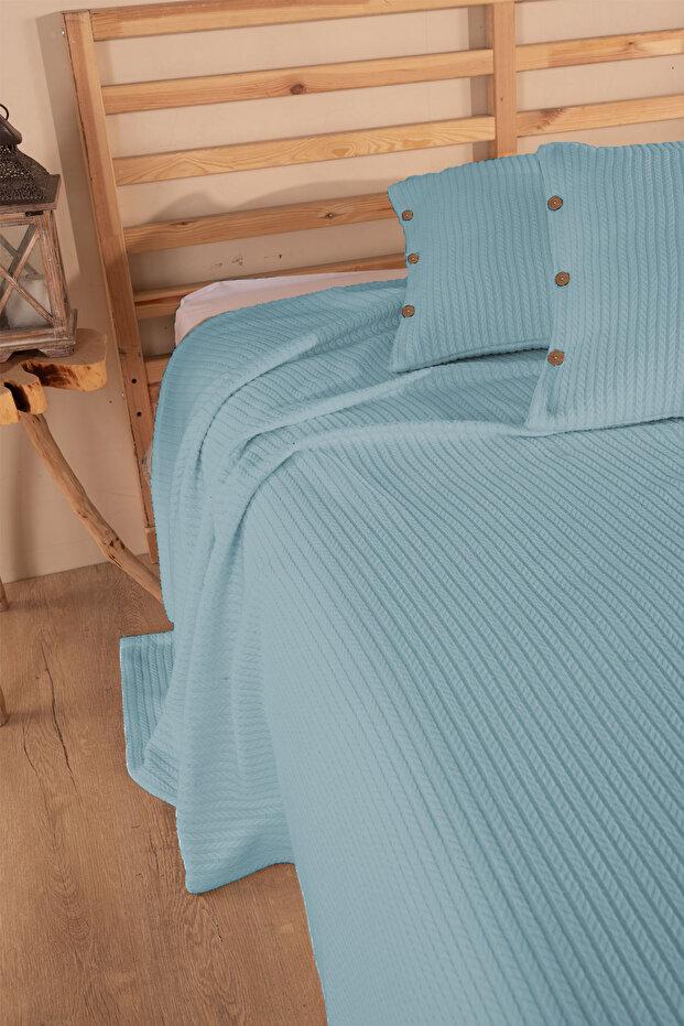 Double Hair Braid Pique Set | Bedding Set | 2 Pillowcases