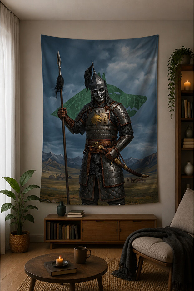 Ancient Turkish Culture Wall Covering Wall Tapestry First Class Fabric and Printing
