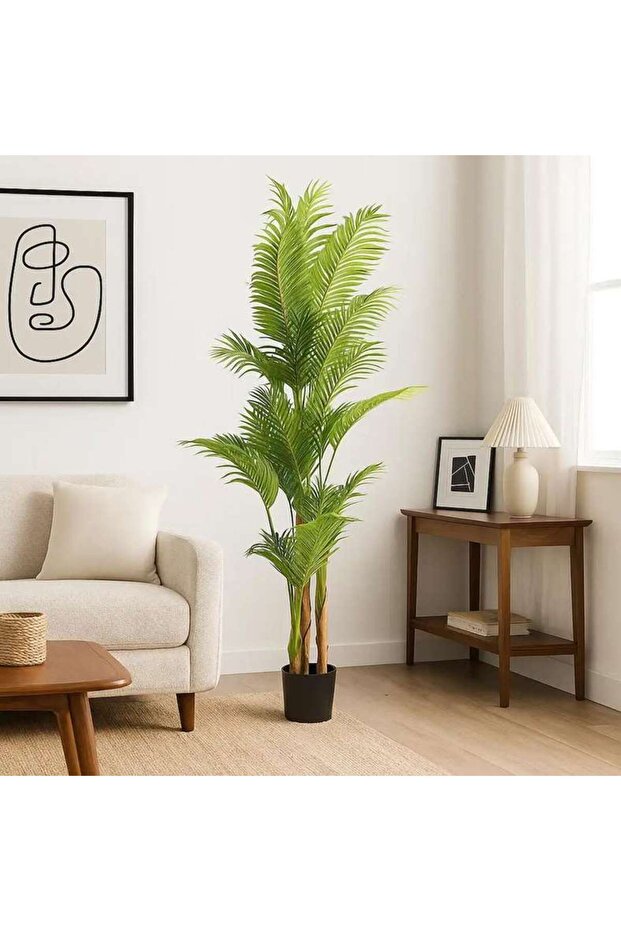 Artificial Chrysalidocarpus Tree With Pot H220cm -green