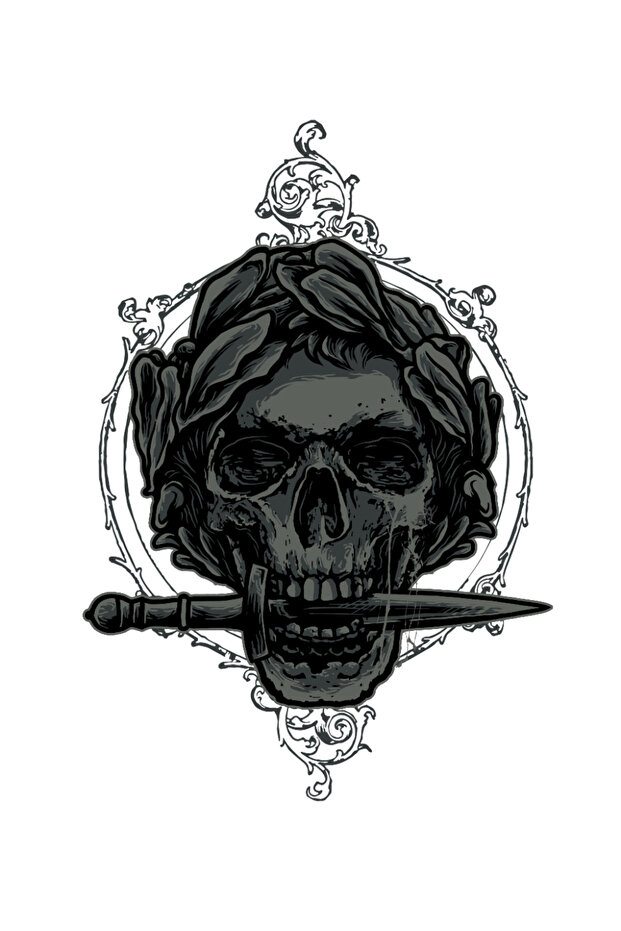 Μπλούζα Art Caesar Skull - 2