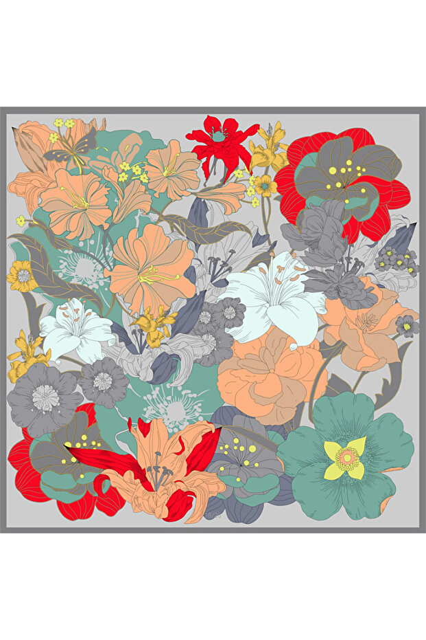 Silk Satin Scarf 2026 Avantgarde Series 100% Silk 90X90