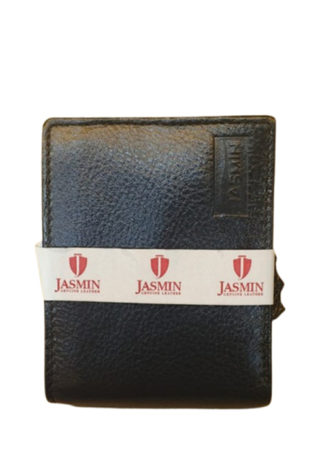 Jasmin Genuine Leather Men Wallet Black