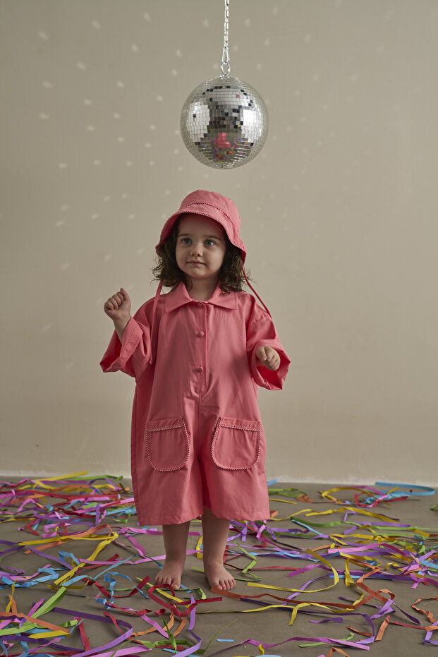 Candy Summer Ribbed Hat Jumpsuit