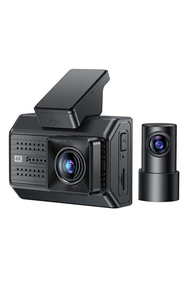 KM15 Dual Dash Camera – 4K Ultra HD Front & Rear Driving Recorder, Wide-Angle Car DVR