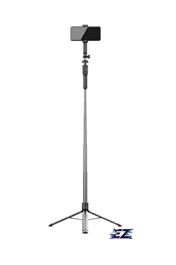 Rotation Design Camera Mount Holder 1.75m Telescopic Phone Selfie Stick